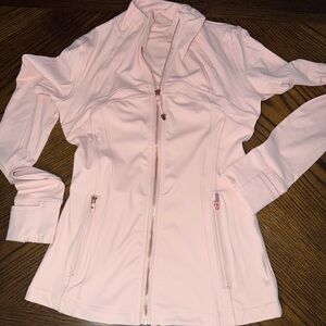 lululemon athletica Dusty Pink Zip-Up Bomber Jacket